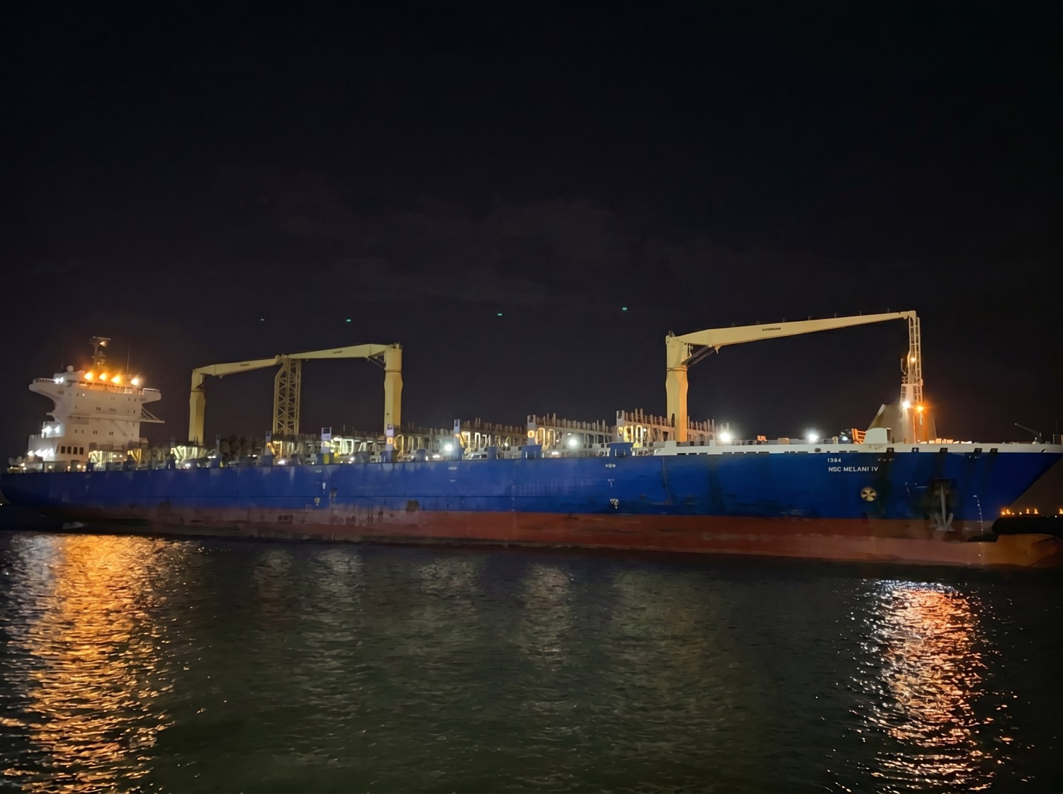 MSC Melani III at the berth